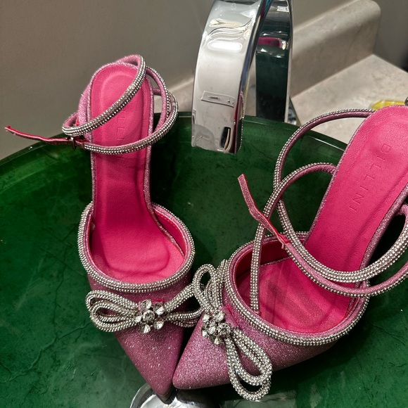 sexy glittery, pink and silver new shoes - Picture 4 of 6